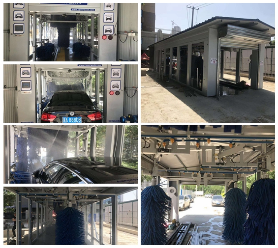 中國石家莊市南2環(huán)東路裕翔街安裝凱沃9刷隧道機試機現(xiàn)場