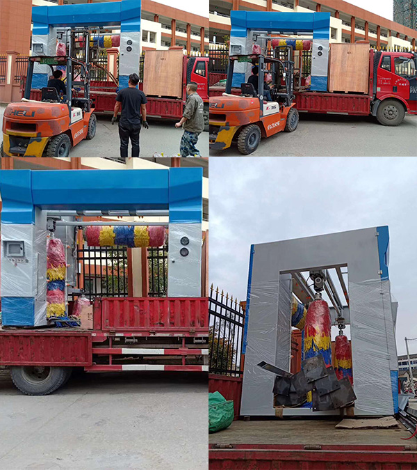 河南洗車機一臺發(fā)貨