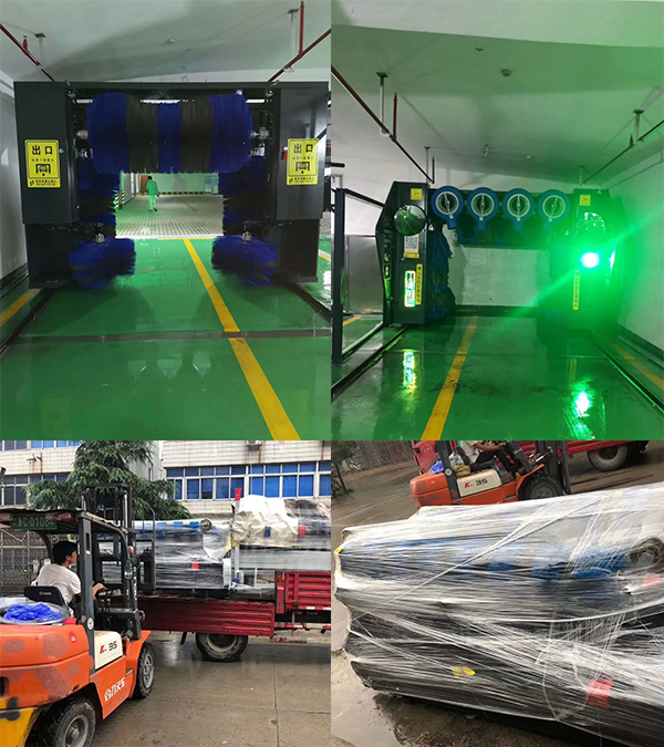 隧道洗車設(shè)備，廣西站……發(fā)貨了…