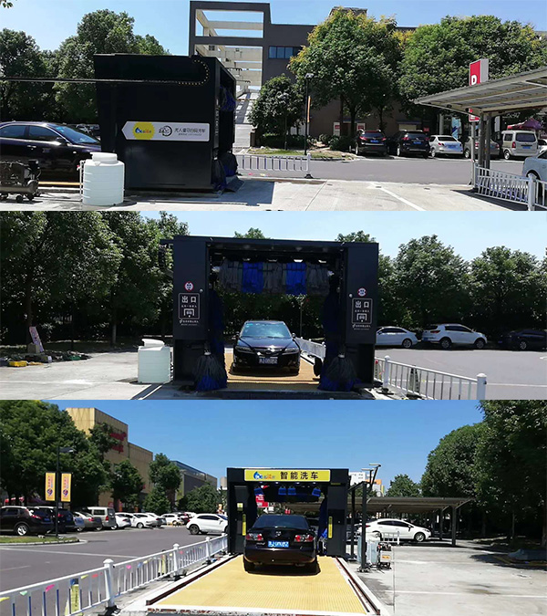 小區(qū)內(nèi)安裝微信掃碼洗車設(shè)備 型號：kw-07LF 顏色：深灰色 咨詢熱線：4008-505-787