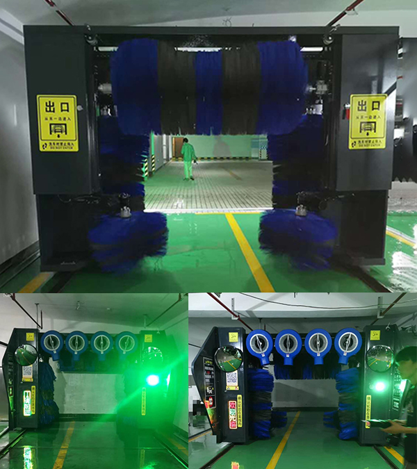 地下室限高2.7米…定制無人值守洗車設(shè)備！ 只要思想不滑坡…辦法總比問題多……！